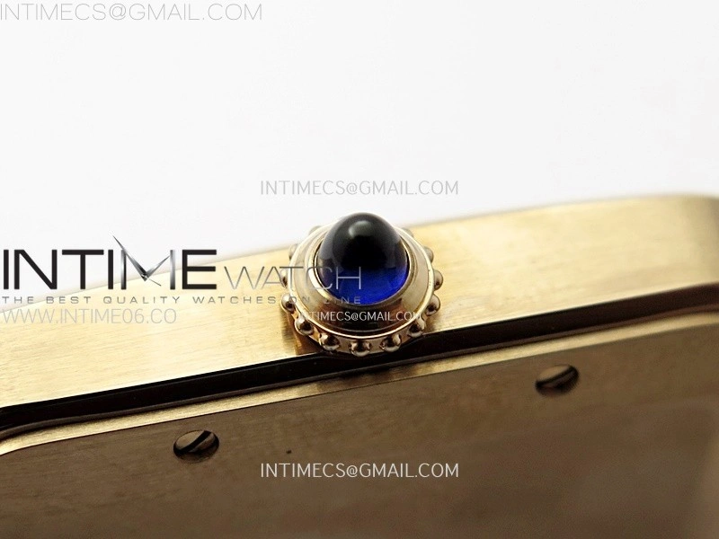 Santos Dumont 46.6mm RG F1F Best Edition Silver Dial on Brown Leather Strap Quartz